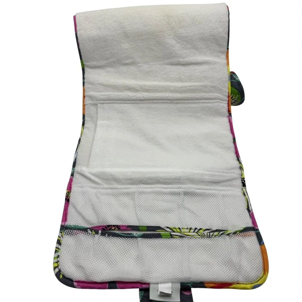 Vera Bradley Quilted Floral Fold Up Changing Pad‎ Diaper Clutch Travel